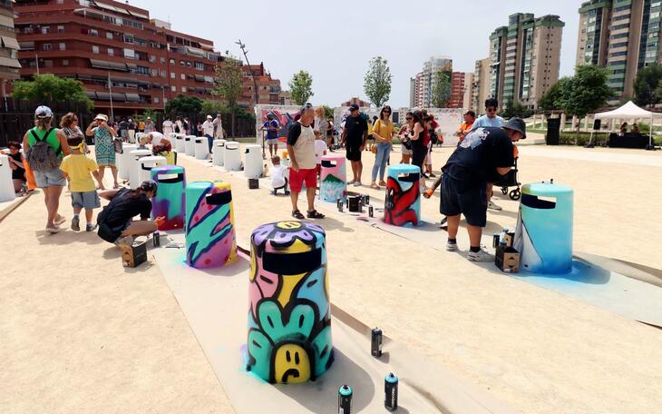 Benidorm organiza una nueva jornada de Arte Urbano en el auditorio del Parque de Foietes 